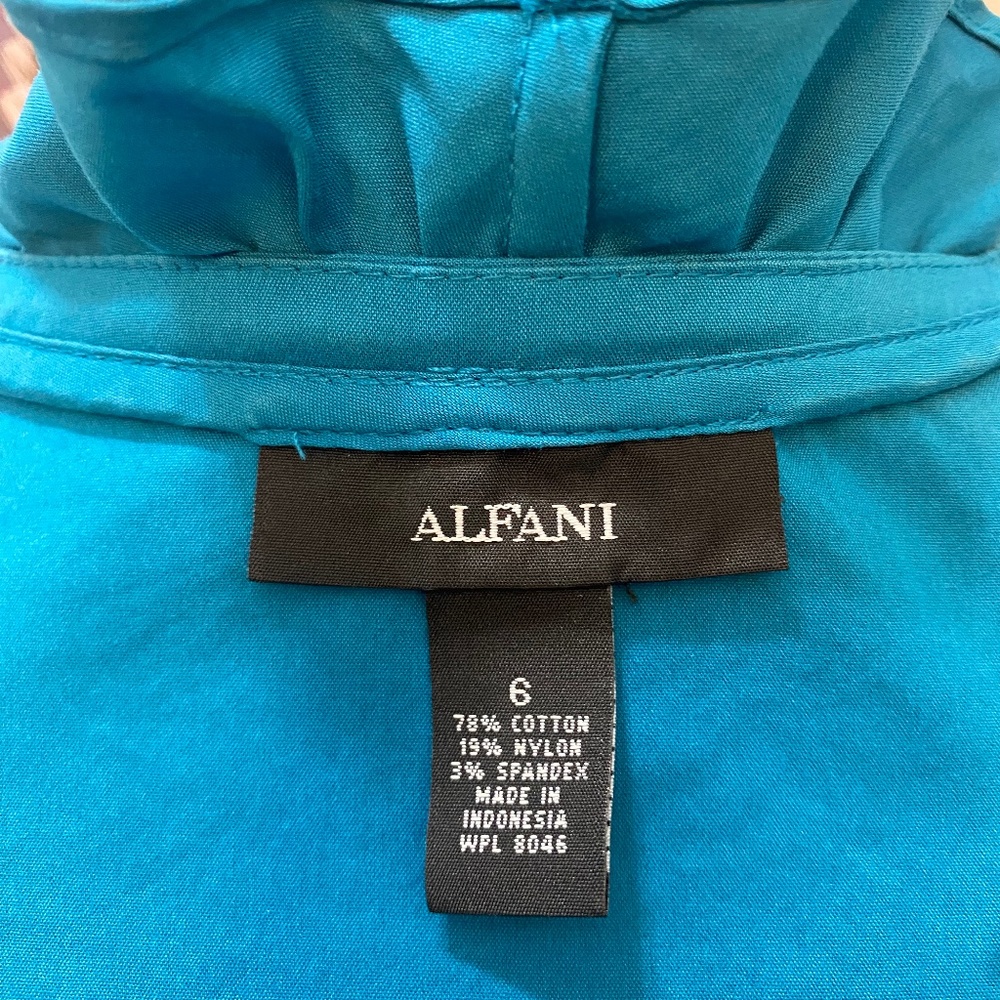 ALFANI Ruffle Front Top‎ – Size 6 (Pre-Owned) - Picture 4 of 4